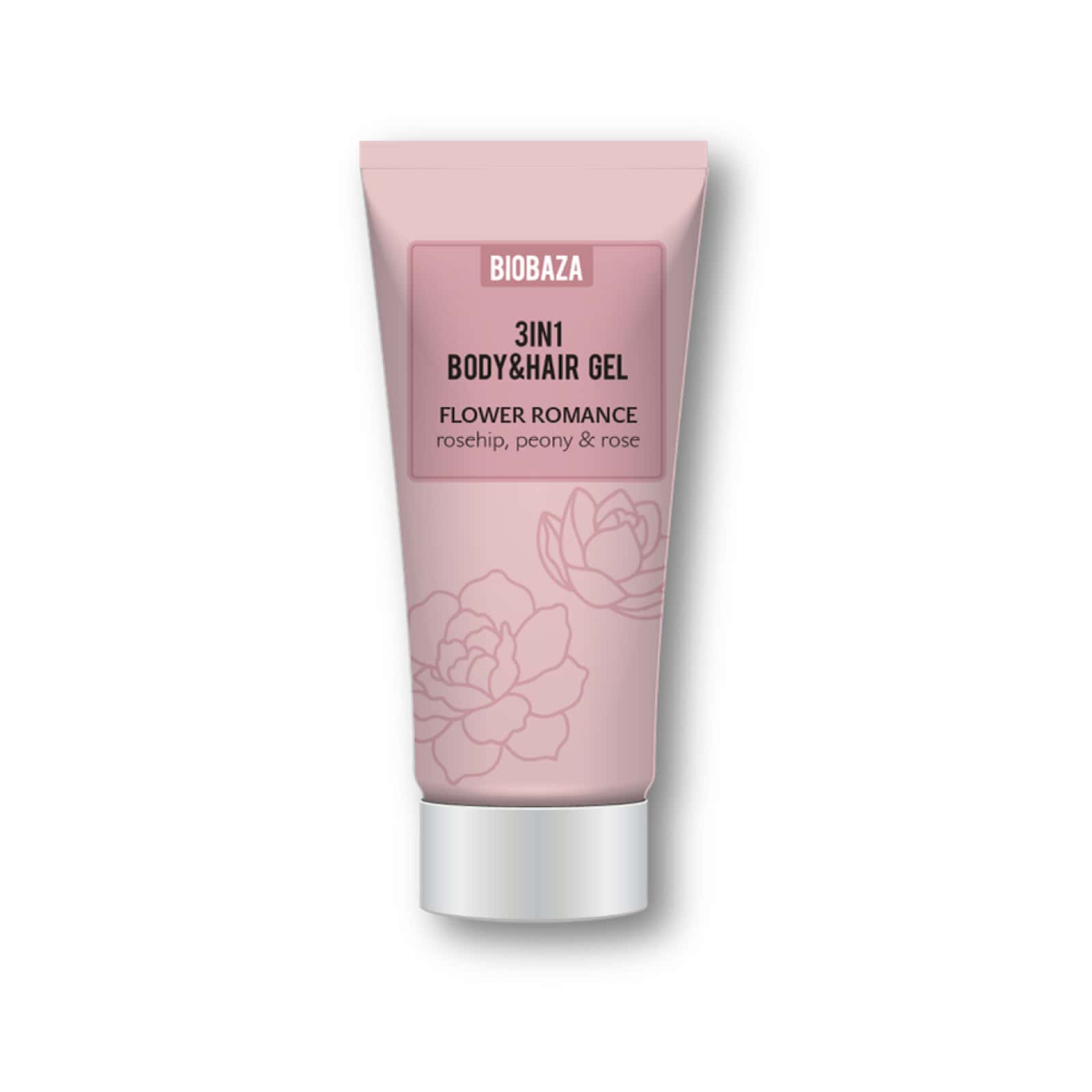 mini-shower-gel-flower-romance Мини Дамски Душ гел Flower Romance BIOBAZA 30мл. - Image 1